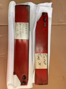(PAIR) BELL HELICOPTER TAIL ROTOR BLADES (#’s 206-016-201-103 & 208-016-201-103)